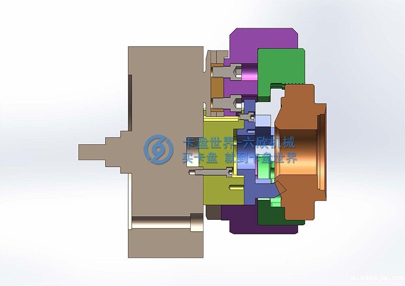 齿轮夹具结构装配图